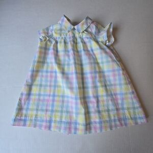 Bonpoint Pastel Checkered Dress